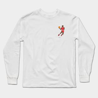 Michal Jordan Flying Vintage Long Sleeve T-Shirt